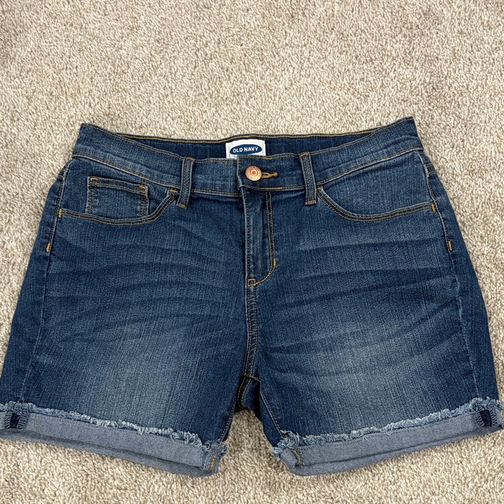 Old Navy Kids Dark Blue Denim Shorts